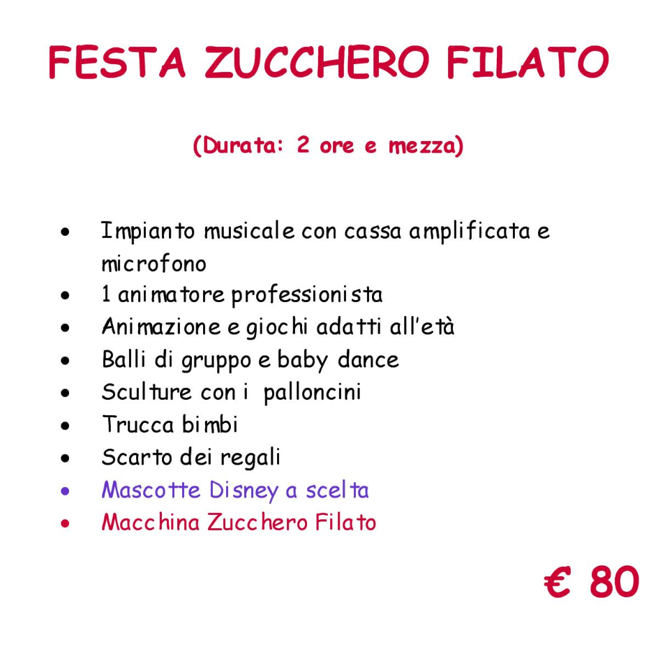 Festa zucchero filato